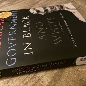 Textbook American Government in Black and White second Edition.